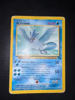 Carta Pokemon Articuno 17/62 Set Fossil Rara - Image 1