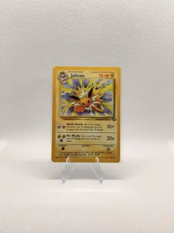 Pokemon Jolteon 20/64 Jungle Set LP Non-Holo WOTC Vintage 1999 - Image 1
