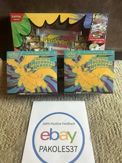 2 Ascended Heroes ETB ETBs Premium Poster Collection Gardevoir Pokemon TCG Lot - Image 1