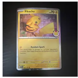 Pokemon Pikachu Pokemon Day 2026 Stamped Holo Promo 051/162 - Image 1