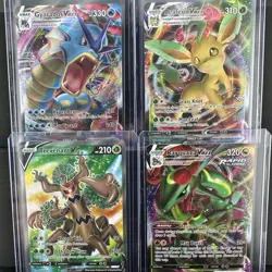 Pokemon Evolving Skies VMAX Lot Rayquaza Gyarados Leafeon Trevenant FA NM Lot - Image 1