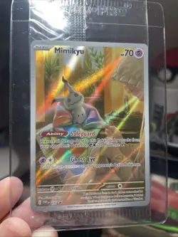 Pokemon Mimikyu SVP 075 Sealed *NM Paldean Fates Full Art Holo Black Star Promo - Image 1