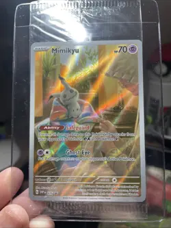 Pokemon Mimikyu SVP 075 Sealed *NM Paldean Fates Full Art Holo Black Star Promo - Image 2