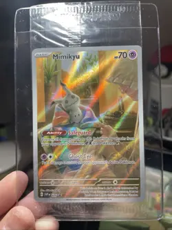 Pokemon Mimikyu SVP 075 Sealed *NM Paldean Fates Full Art Holo Black Star Promo - Image 3