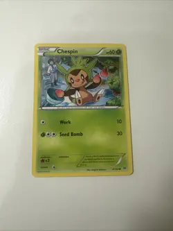 Pokemon Chespin 8/162 XY Breakthrough 2015 Nm - Image 1