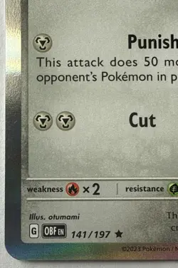 Pokemon Scizor 141/197 Obsidian Flames Holo Rare Pack Fresh 113 - Image 2
