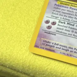 Pokemon Gengar 5/62 Fossil 1st Edition Holo Rare Stage 2 80 HP 30 ATK 1999 - Image 2