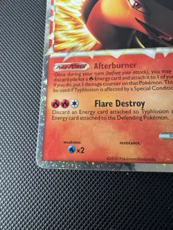 TYPHLOSION 110/123 RARE PRIME HEARTGOLD & SOULSILVER POKEMON MP - Image 2