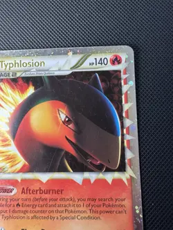 TYPHLOSION 110/123 RARE PRIME HEARTGOLD & SOULSILVER POKEMON MP - Image 4