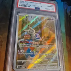 Pokemon TCG Mimikyu SVP075 Pokemon Center Stamp Promo PSA 10 - Image 2