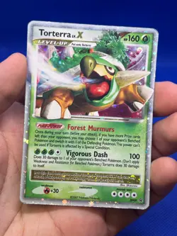 2007 Pokemon Diamond & Pearl Torterra LV.X DP09 Black Star Promo HP - Image 2