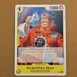 One Piece Scratchmen Apoo (OP10-108/162) OP10 Royal Blood NM TCG CCG - Image 1