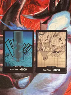 One Piece TCG DON!! OP15 Double Pack Set Enel Lightning & Sky Island Map Holo NM - Image 1