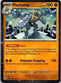 Machamp Cosmos Holo 068/165 Miscellaneous Cards & Products Pokemon TCG Rare NM - Image 1