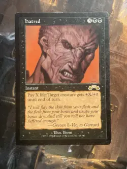 Magic the Gathering Hatred Exodus Regular Card - Image 1