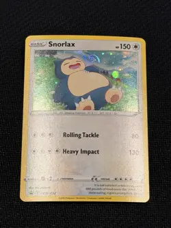[NM] 🌀Swirl🌀 Pokemon Snorlax Holo Promo Card SWSH032 English Sword & Shield - Image 2