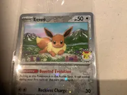 SEALED Pokemon TCG Eevee Pokemon Day 2025 Promo Card - Image 2