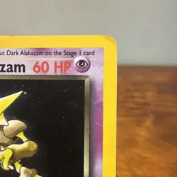 Dark Alakazam 1/82 HOLO Rare Team Rocket Pokemon Card TCG MP - Image 3