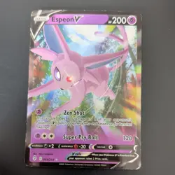 ESPEON V 064/203 POKEMON CARD (EVOLVING SKIES SET) HALF ART HOLO - Image 2