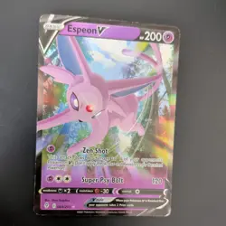 ESPEON V 064/203 POKEMON CARD (EVOLVING SKIES SET) HALF ART HOLO - Image 3