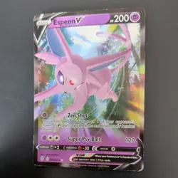ESPEON V 064/203 POKEMON CARD (EVOLVING SKIES SET) HALF ART HOLO - Image 4