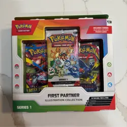 Pokemon First Partner Illustration Collection Series 1 Box 2026 Promo Cards - Image 1