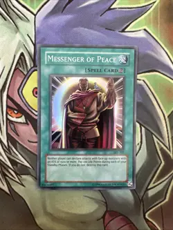 SRL-102 Messenger Of Peace Super Rare Unlimited Edition NM Yugioh Card - Image 1