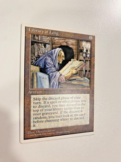 Library of Leng MTG 4th Edition Regular Lightly Played LP - MTG Card - Image 2