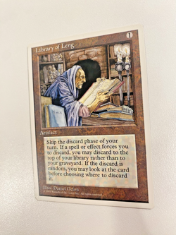 Library of Leng MTG 4th Edition Regular Lightly Played LP - MTG Card - Image 3