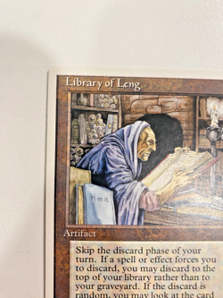 Library of Leng MTG 4th Edition Regular Lightly Played LP - MTG Card - Image 4