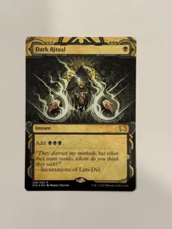 Mtg Dark Ritual Mystical Archive STA Foil Etched NM - Image 1