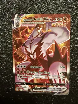 Pokemon - Single Strike Urshifu VMAX (Alt Art Secret) - 168/163 - Battle Styles - Image 1