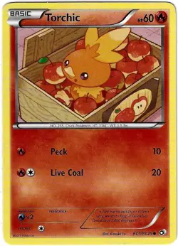 NM Pokemon TCG Radiant Collection Torchic Common Holo - Image 1