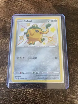 Pokemon - Cufant - SV090/SV122 - SWSH Shining Fates - Shiny Holo Rare NM - Image 1