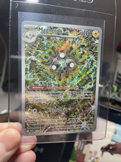 Pokemon Card TCG - Magneton SVP 159 Black Star Promo Surging Sparks Near Mint - Image 1