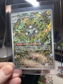 Pokemon Card TCG - Magneton SVP 159 Black Star Promo Surging Sparks Near Mint - Image 3