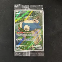 Sealed Snorlax SVP 051 Illustration Pokemon TCG Scarlet & Violet: 151 Promo NM - Image 1