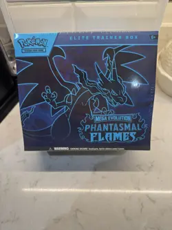 Pokemon TCG Mega Evolutions Phantasmal Flames Elite Trainer Box ETB Sealed UK - Image 2