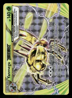 Yanmega BREAK 8/114 NM BREAK Rare Holo Steam Siege 2016 Pokemon TCG - Image 1