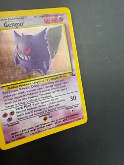 Vintage Gengar Holo 5/62 Fossil Set LP WOTC Pokemon - Image 4