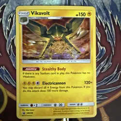 Pokemon TCG Vikavolt SM208 Black Star Promo Holo - Image 1