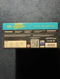 Pokemon TCG Mega Evolution Ascended Heroes Elite Trainer Box ETB Factory Sealed - Image 4