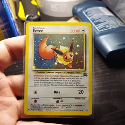 Pokemon Eevee 11/53 Wotc Promo Basic 30 HP Promo Holo English Bite 20 - Image 1
