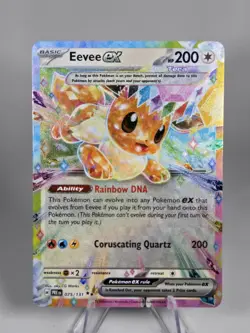 2025 Pokemon Prismatic Evolutions #075/131 Eevee ex - Image 1
