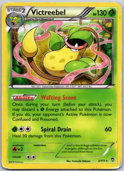 Victreebel 3/111 Holo Rare Furious Fists HP - Image 1
