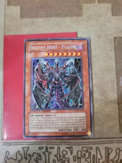 YUGIOH DESTINY HERO PLASMA CT04-EN003 SECRET LIMITED ED NM - Image 2