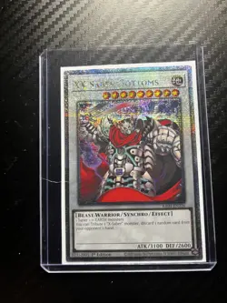 Yugioh XX-Saber Gottoms RA03-EN226 1st Edition Quarter Century Secret Rare NM - Image 1