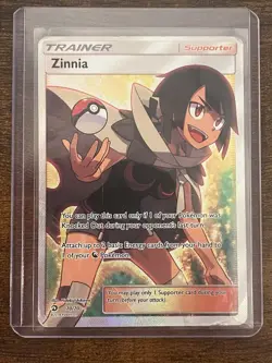 Pokemon Zinnia Full Art Trainer 70/70 Dragon Majesty Holo Card - Image 1