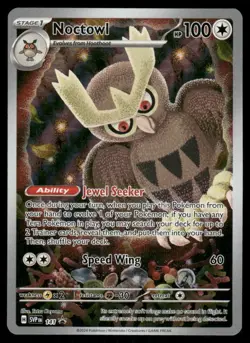 Pokemon Cards Noctowl 141 Scarlet & Violet Promo Holo Promo NM - Image 1