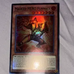 Konami Masked HERO Furnace Effect Card 1st Edition Holo 58288218 Yu-Gi-Oh! - Image 1